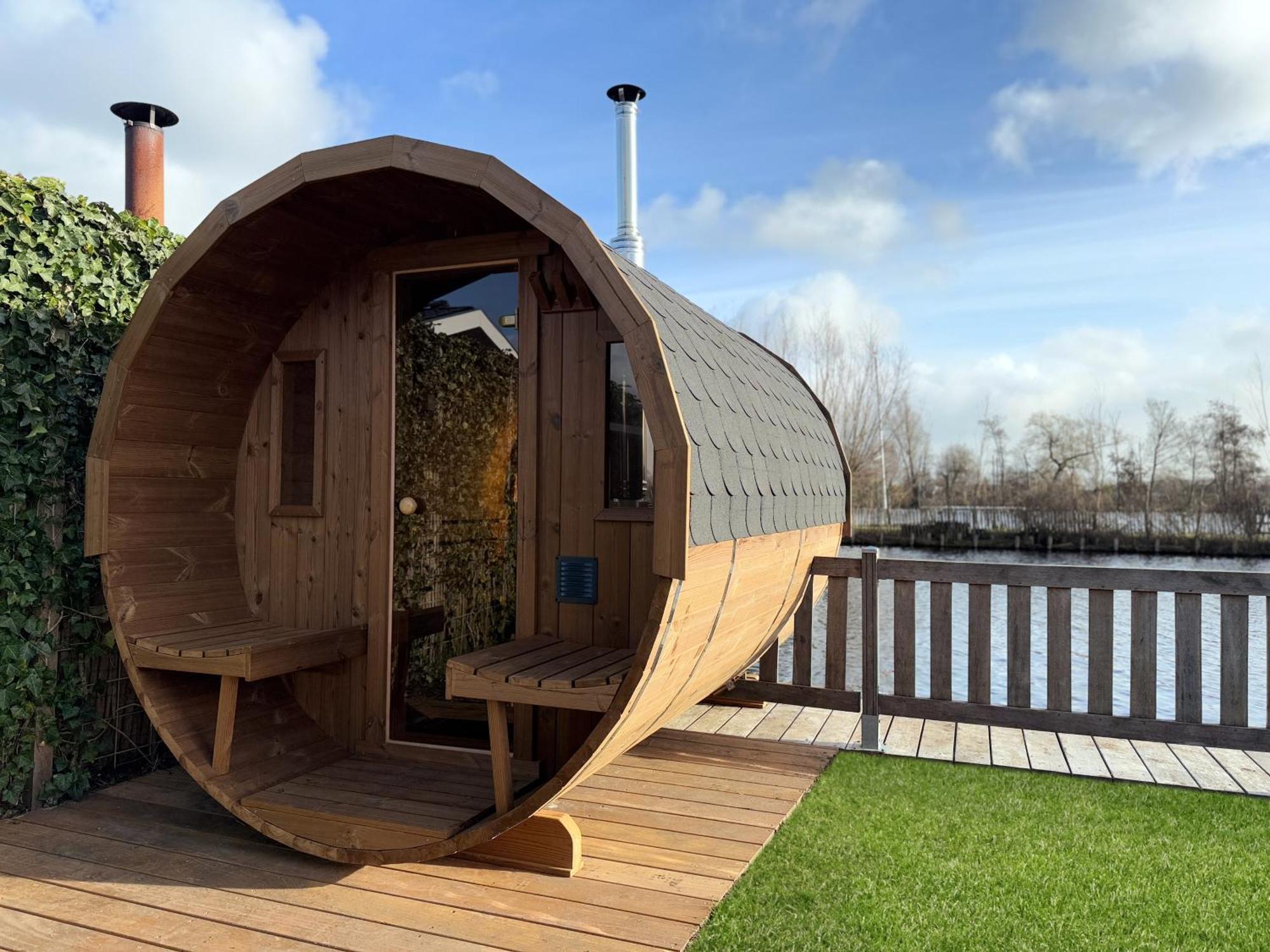 New - Private Residence With Sauna - On A Lake Near Amsterdam Vinkeveen Bagian luar foto
